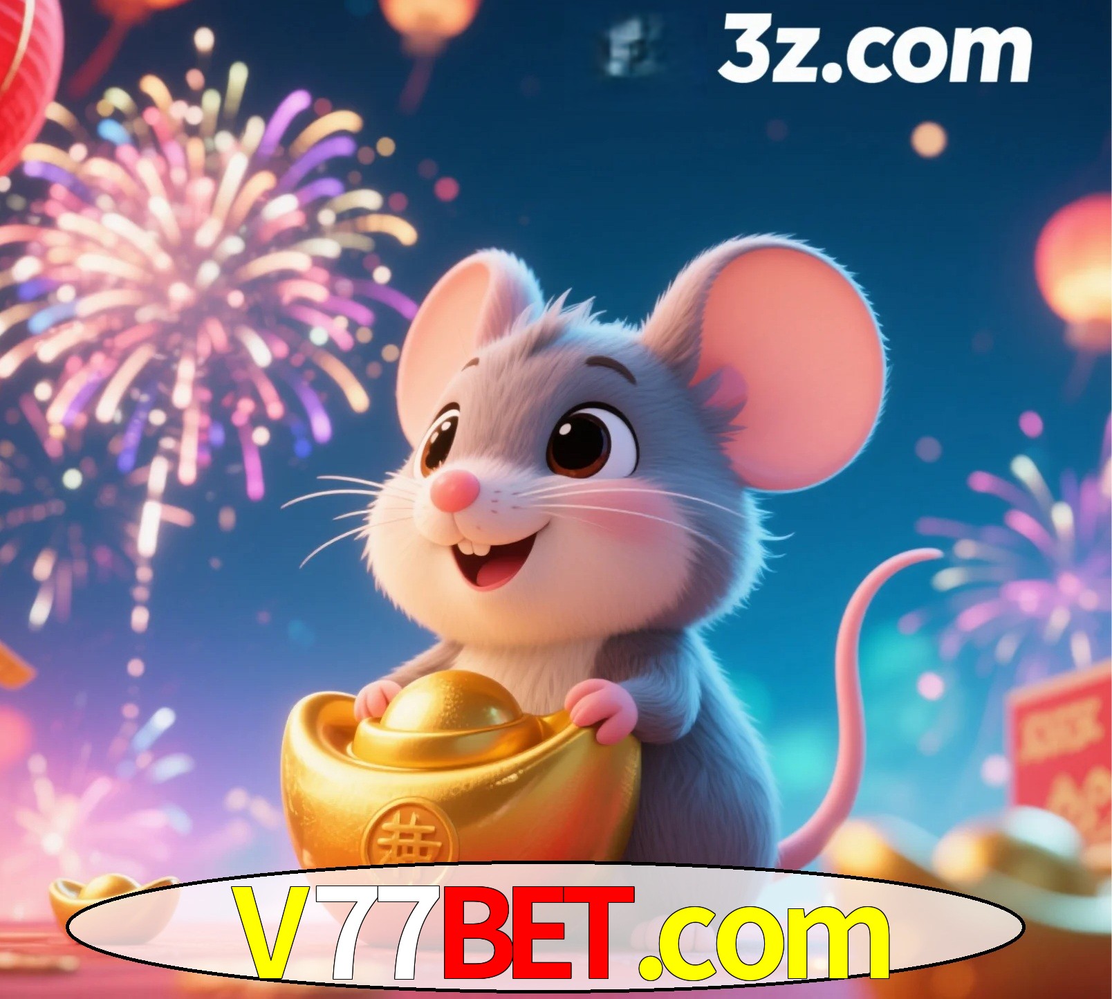 Slot machine 3D icon with number 7 and 1